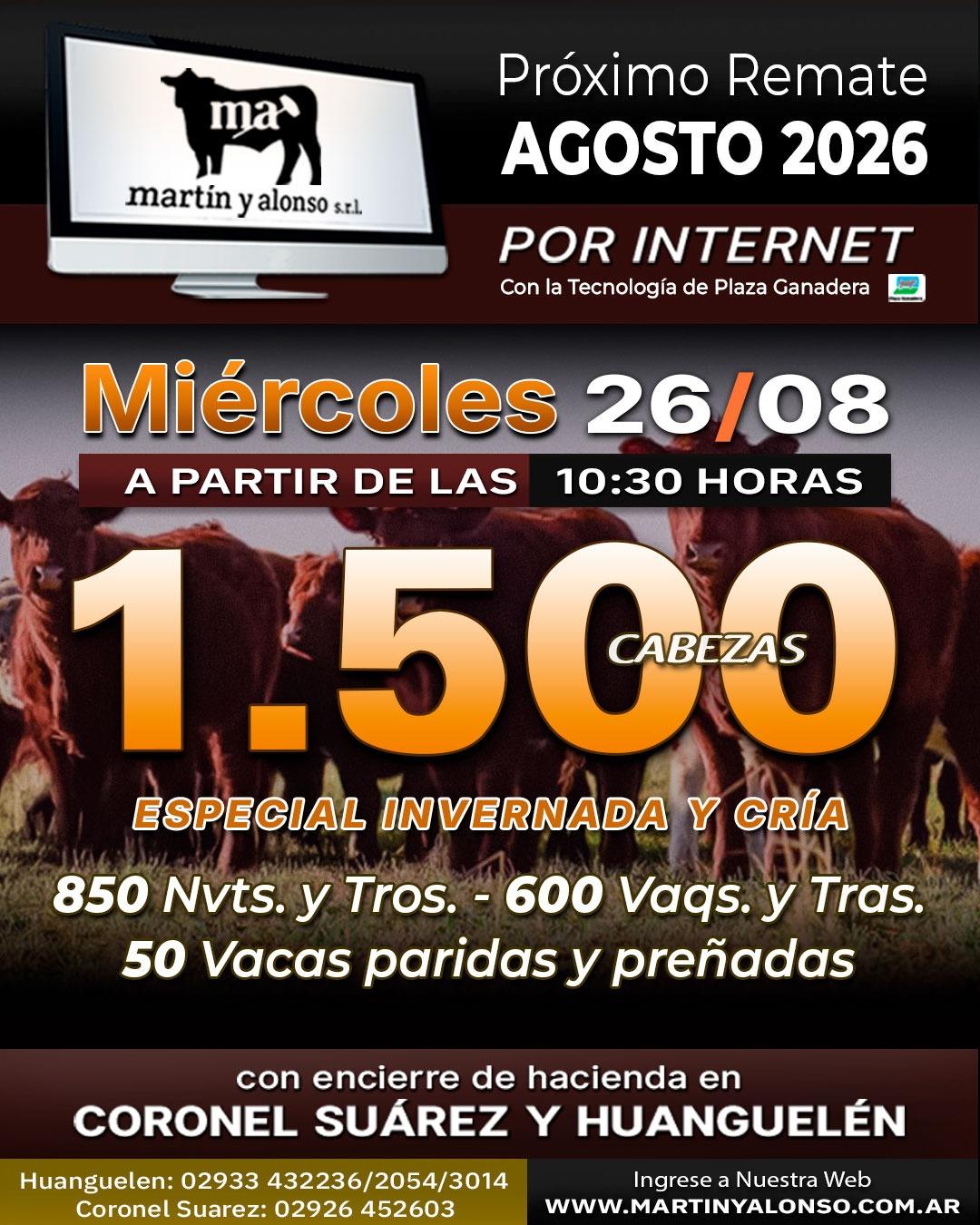 Afiche del remate
