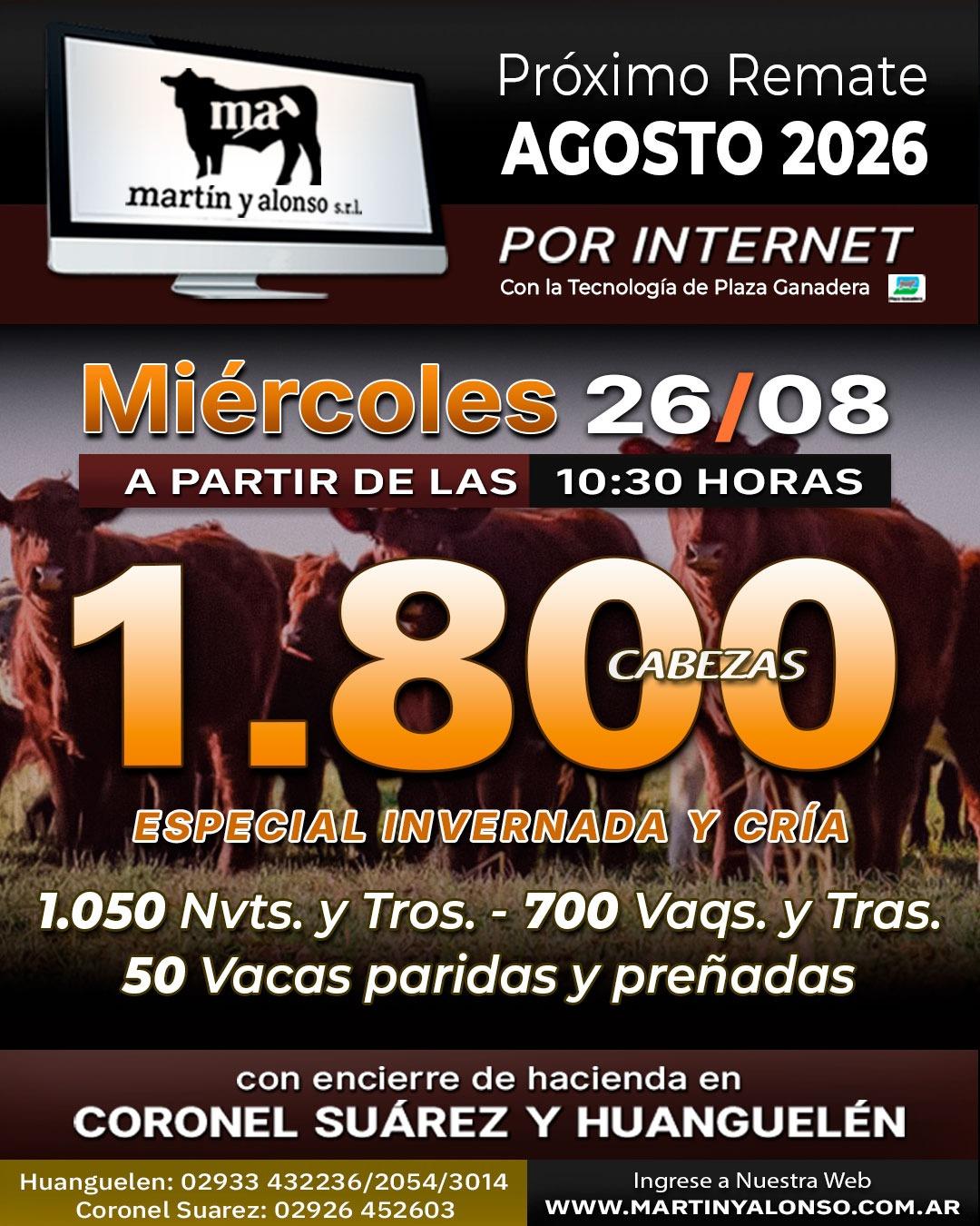 Afiche del remate