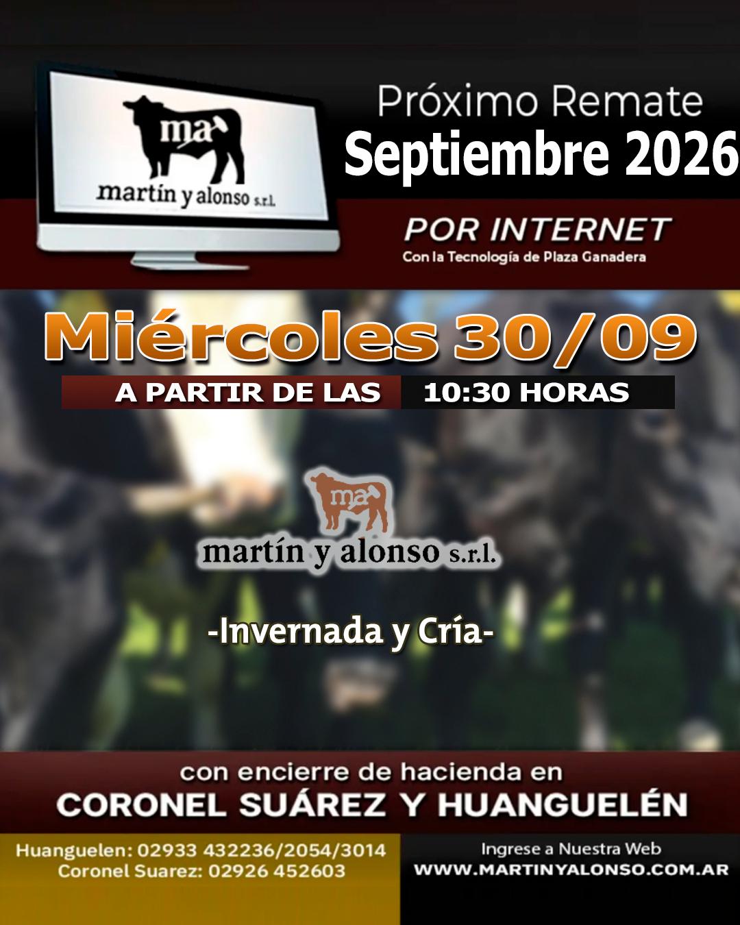 Afiche del remate