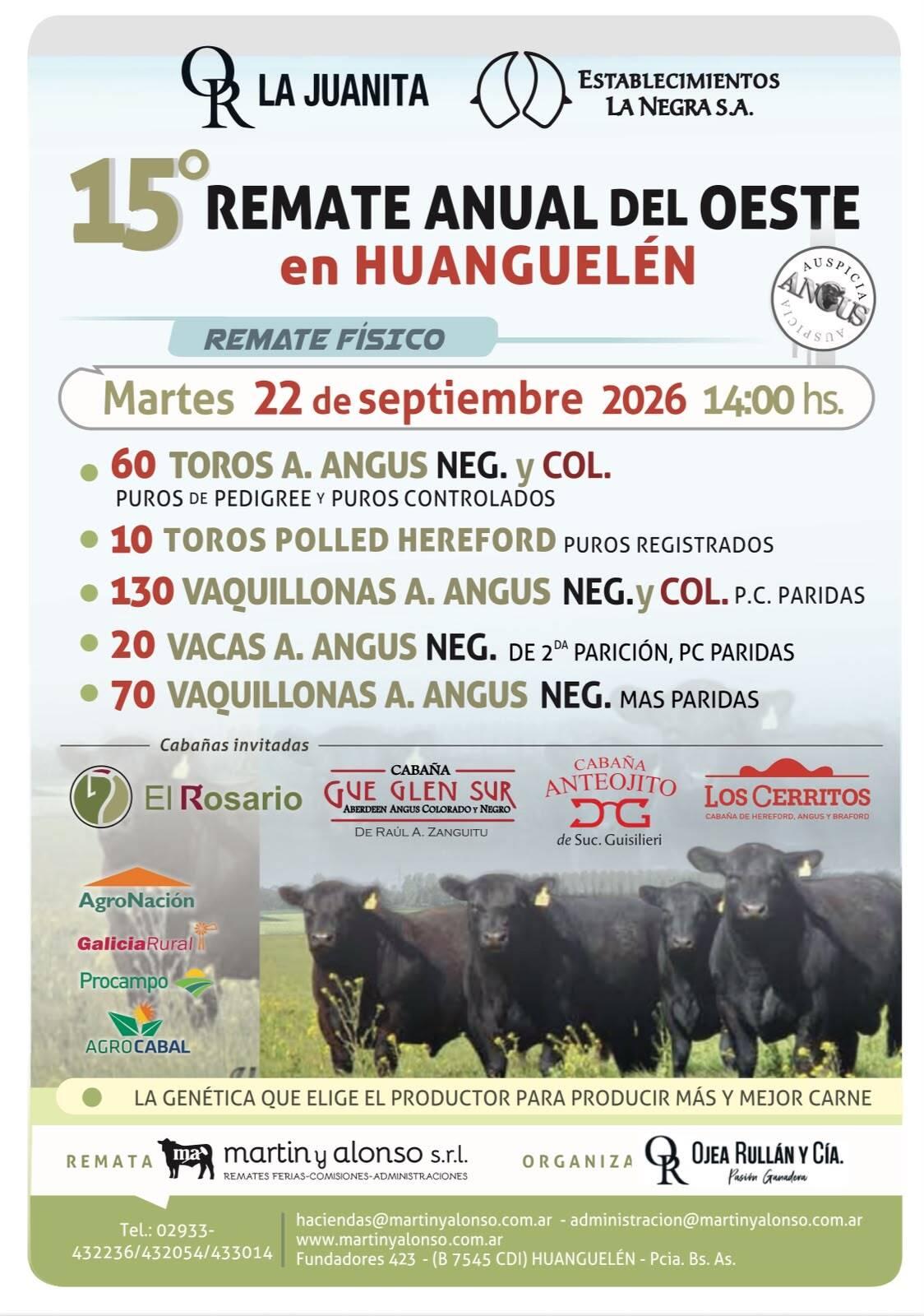 Afiche del remate